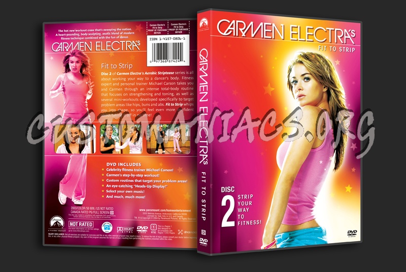 Carmen Electra's Fit to Strip dvd cover