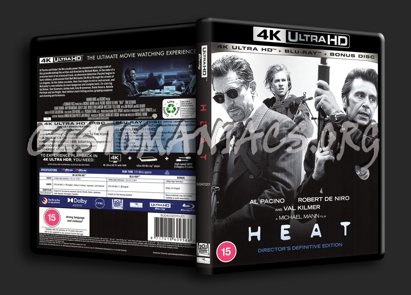 Heat 4K blu-ray cover