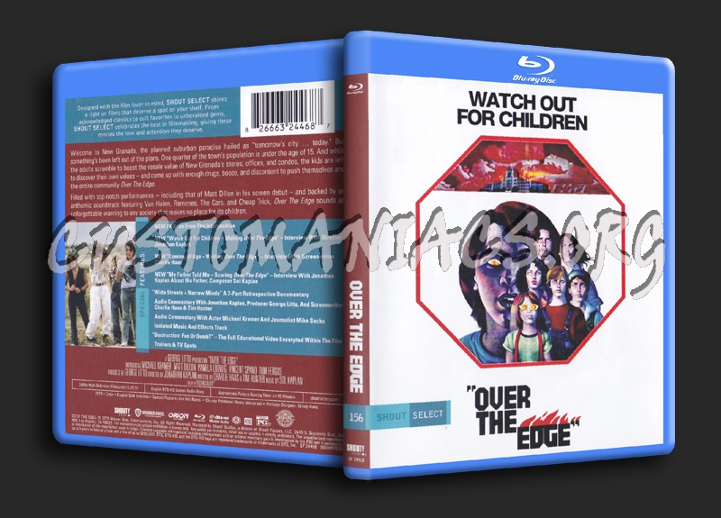Over the Edge (1979) blu-ray cover