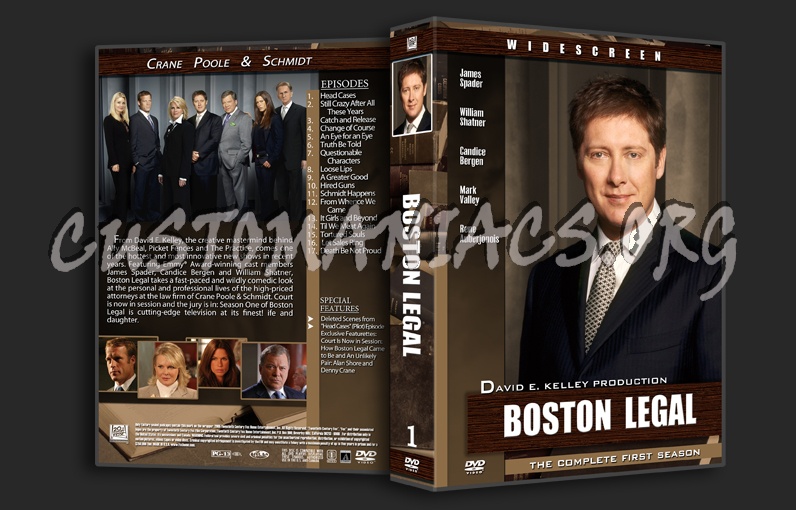 Boston Legal dvd cover