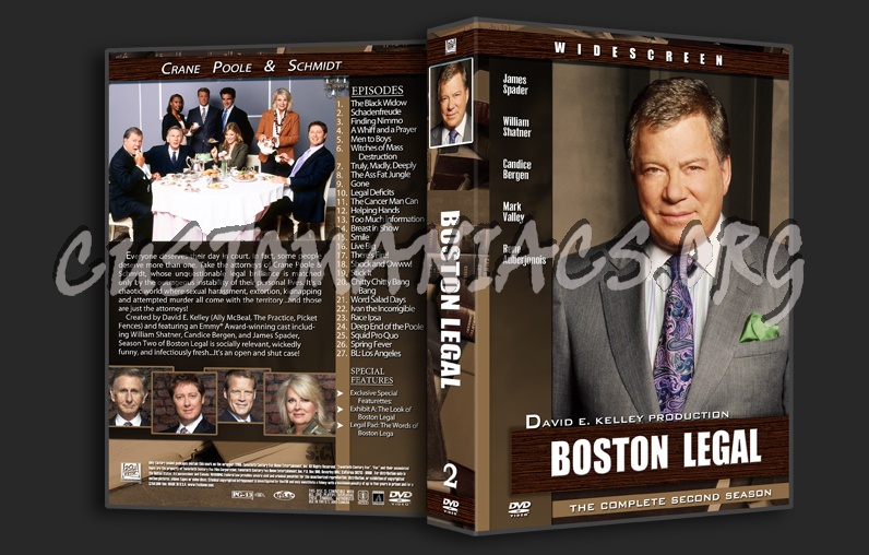 Boston Legal dvd cover