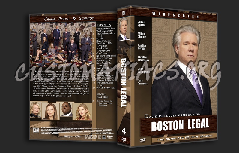 Boston Legal dvd cover