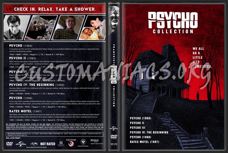 Psycho - Collection dvd cover