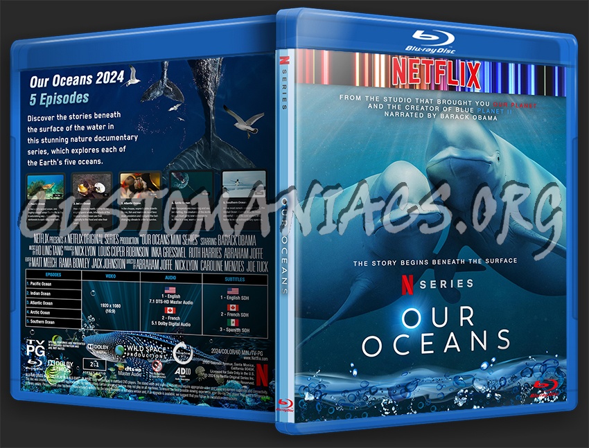 Netflix Our Oceans blu-ray cover