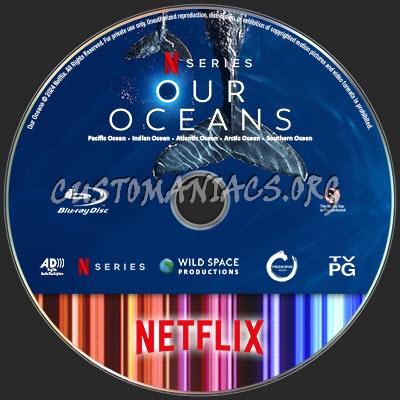 Netflix Our Oceans blu-ray label