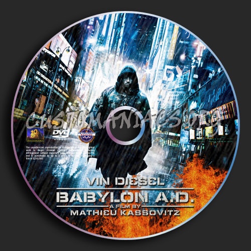 Babylon A.D dvd label