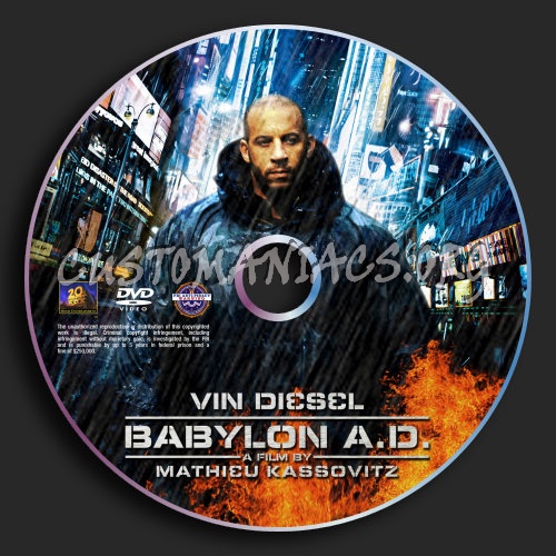 Babylon A.D. dvd label