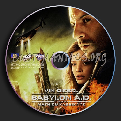 Babylon A.D dvd label