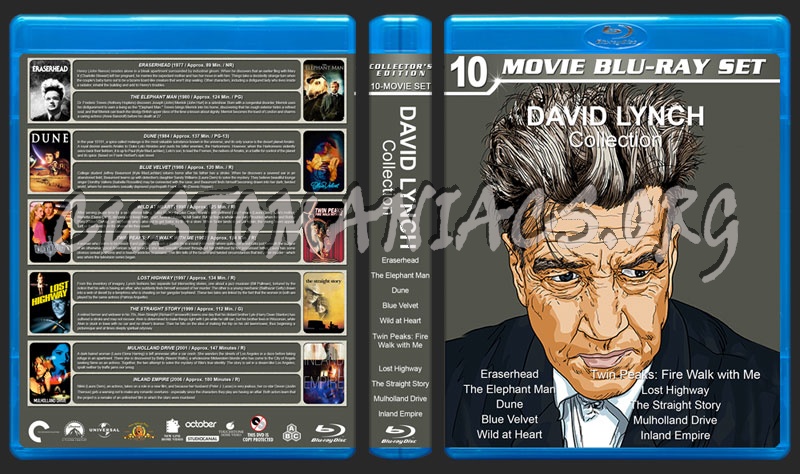 David Lynch Collection blu-ray cover