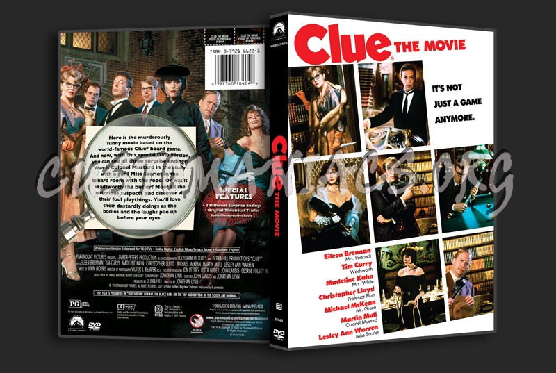 Clue The Movie dvd cover