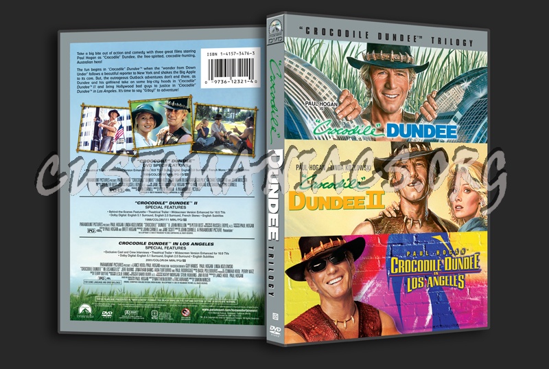 Crocodile Dundee Trilogy dvd cover