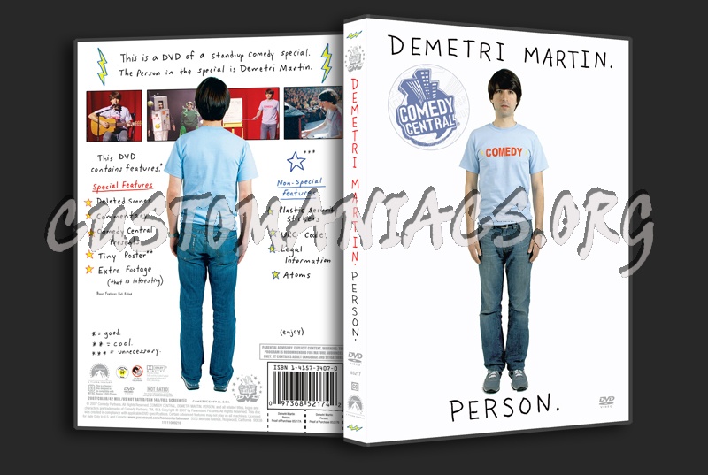 Demetri Martin Person dvd cover