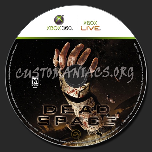 Dead Space dvd label