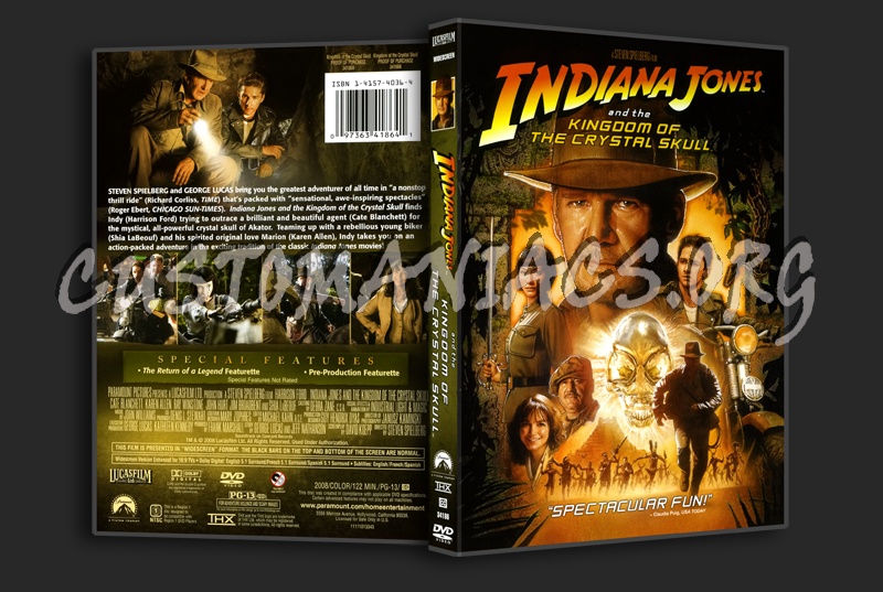 Indiana Jones and the Kingdom of the Crystal Skull dvd cover