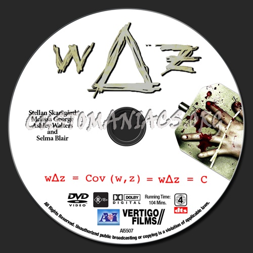 Waz dvd label
