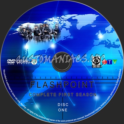 Flashpoint Season 1 dvd label