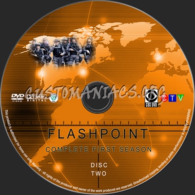 Flashpoint Season 1 dvd label