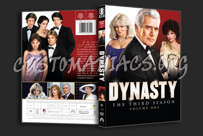 Dynasty Season 3 Volume 1 dvd cover