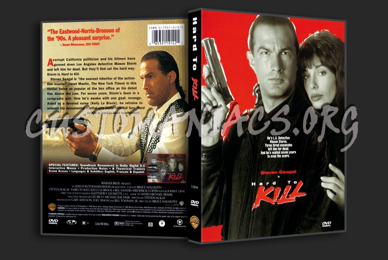 Hard To Kill dvd cover