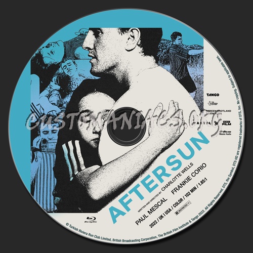 Aftersun blu-ray label