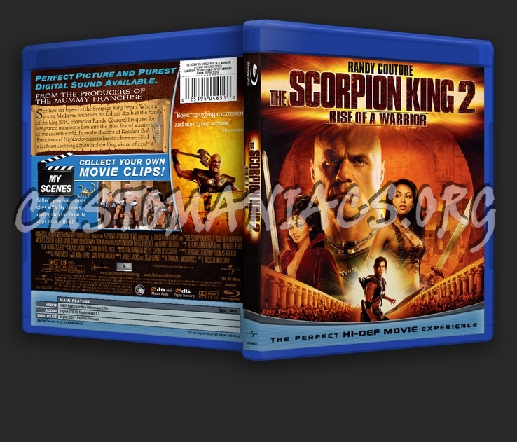 The Scorpion King 2: Rise Of A Warrior blu-ray cover