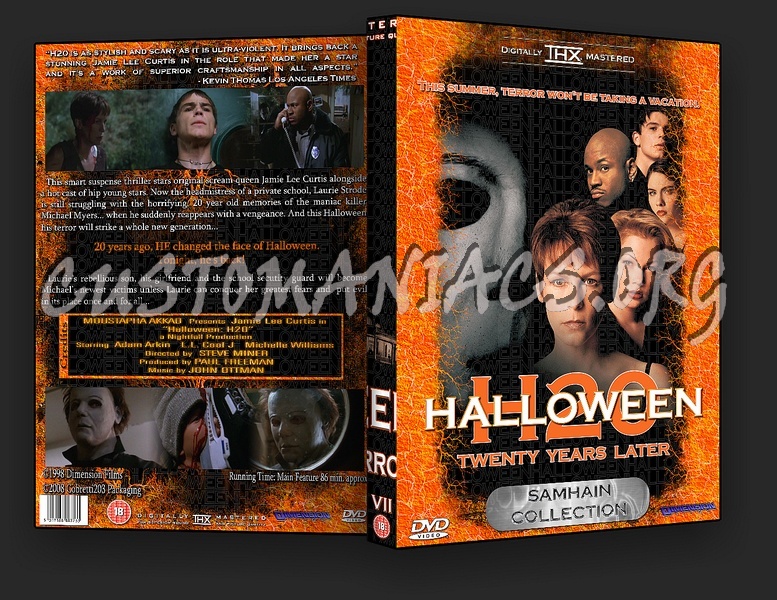 Halloween H2O dvd cover