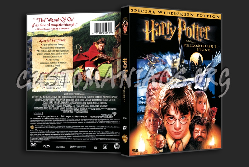 Harry Potter The Philosophers Stone dvd cover