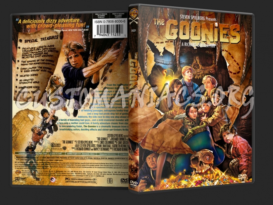 Goonies, The dvd cover