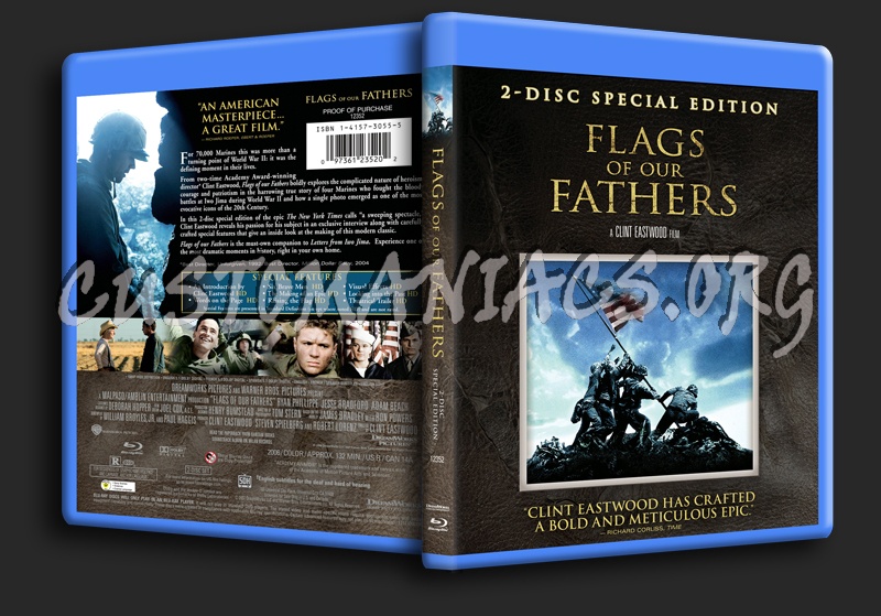 Flags of Our Fathers blu-ray cover