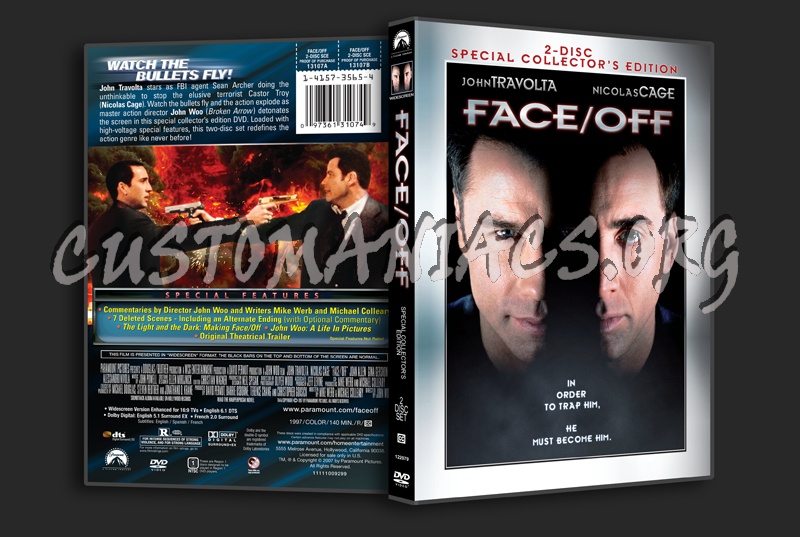 Face Off dvd cover