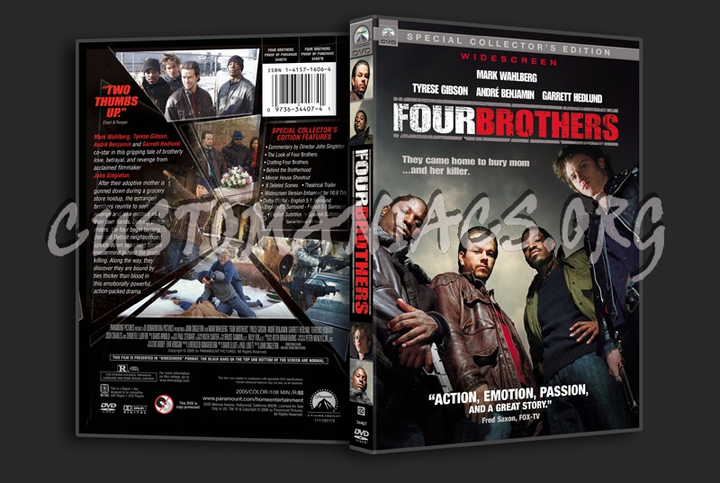 Four Brothers dvd cover