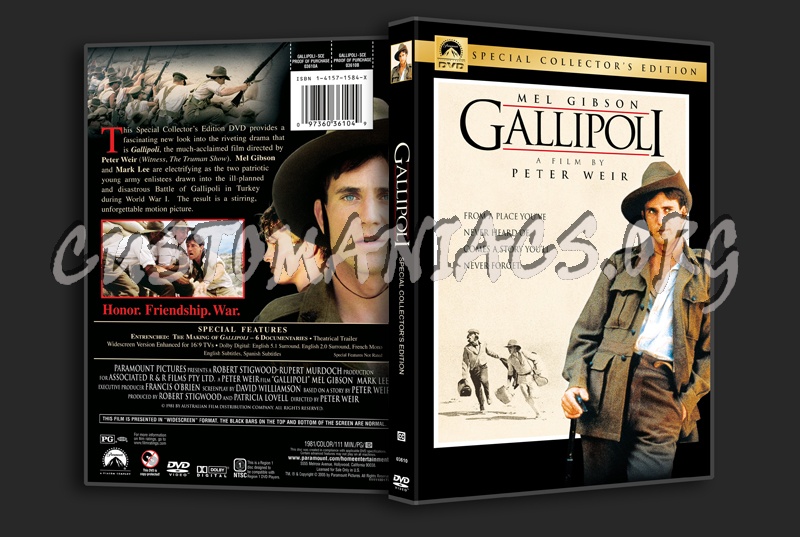 Gallipoli dvd cover