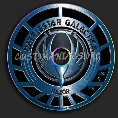 Battlestar Galactica - Razor dvd label