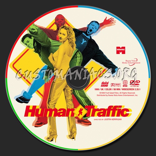 Human Traffic (1999) dvd label