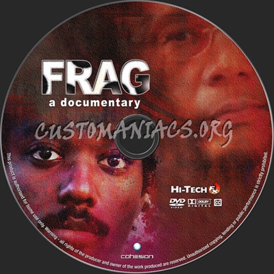 Frag dvd label