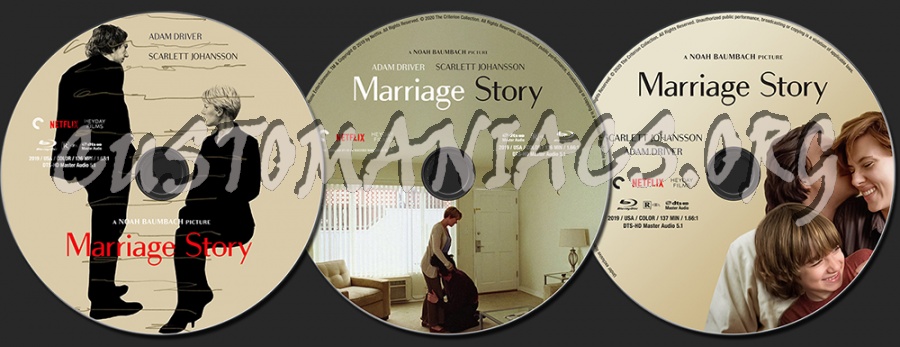 Marriage Story (2019) blu-ray label