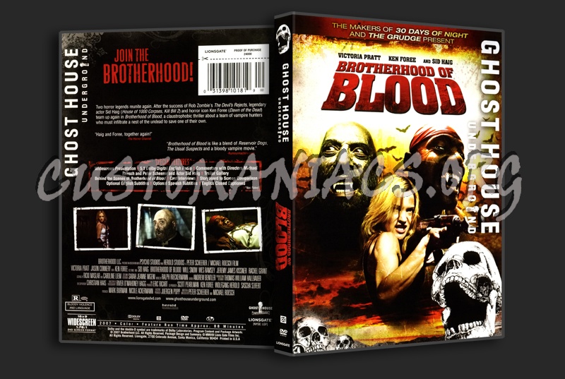 Brotherhood of Blood dvd cover