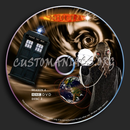 Doctor Who : Season 4 : Disc 2 dvd label