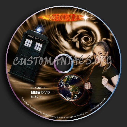 Doctor Who : Season 4 : Disc 4 dvd label