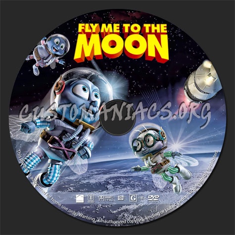 Fly Me to the Moon (2007) dvd label
