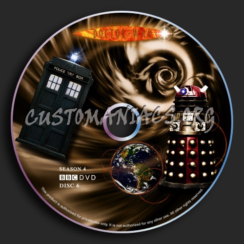 Doctor Who : Season 4 : Disc 6 dvd label