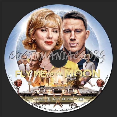 Fly Me to the Moon (2024) dvd label