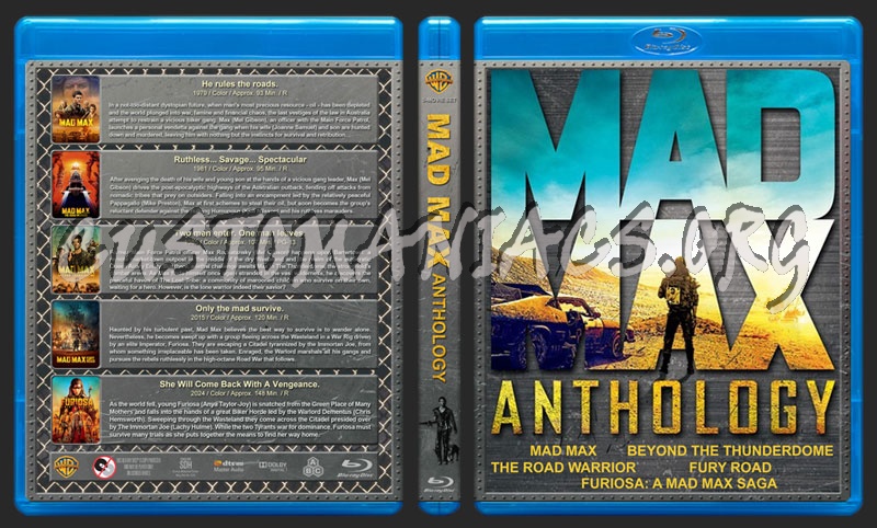 Mad Max Anthology (5) blu-ray cover