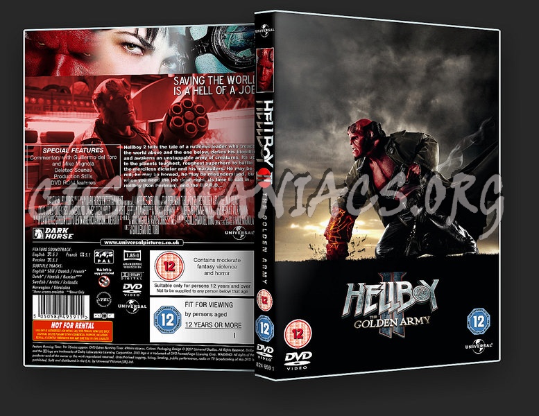 Hellboy 2: The Golden Army dvd cover
