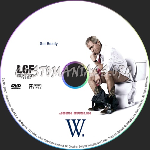 W. dvd label