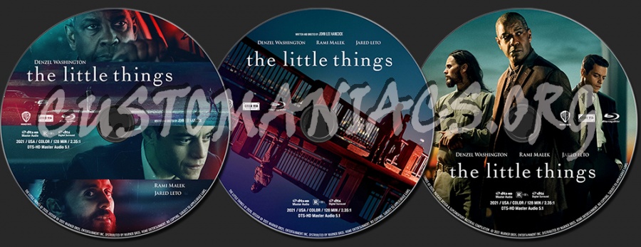 The Little Things (2021) blu-ray label