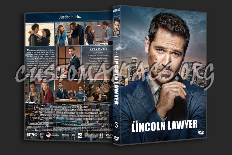 The Lincoln Lawyer - Season 3 dvd cover