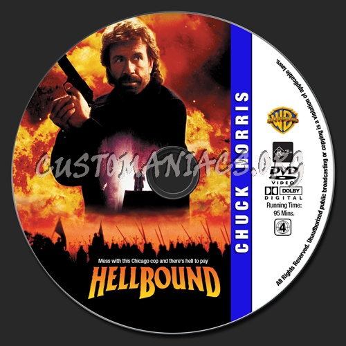 Chuck Norris Collection - Hellbound dvd label