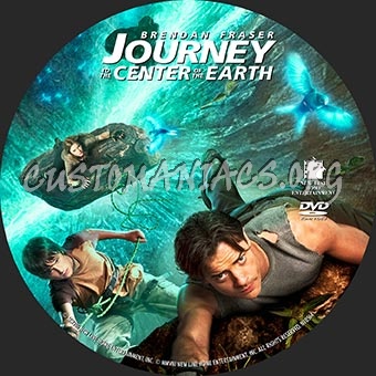 Journey To The Center Of The Earth dvd label