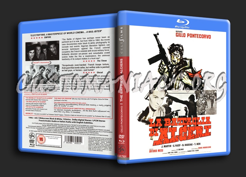 The Battle of Algiers blu-ray cover
